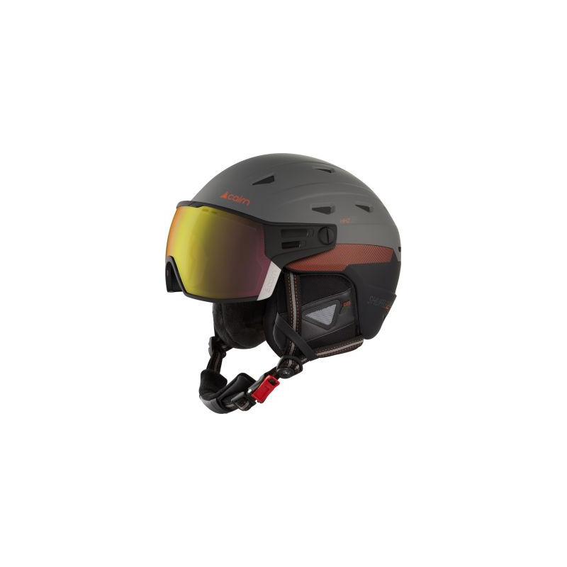 Casques visière Cairn Shuffle S-visor Evolight Nxt (Black Graphite Fire)