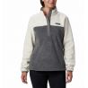 Sweat Columbia Benton Springs Half Snap (City Grey Heath) femme