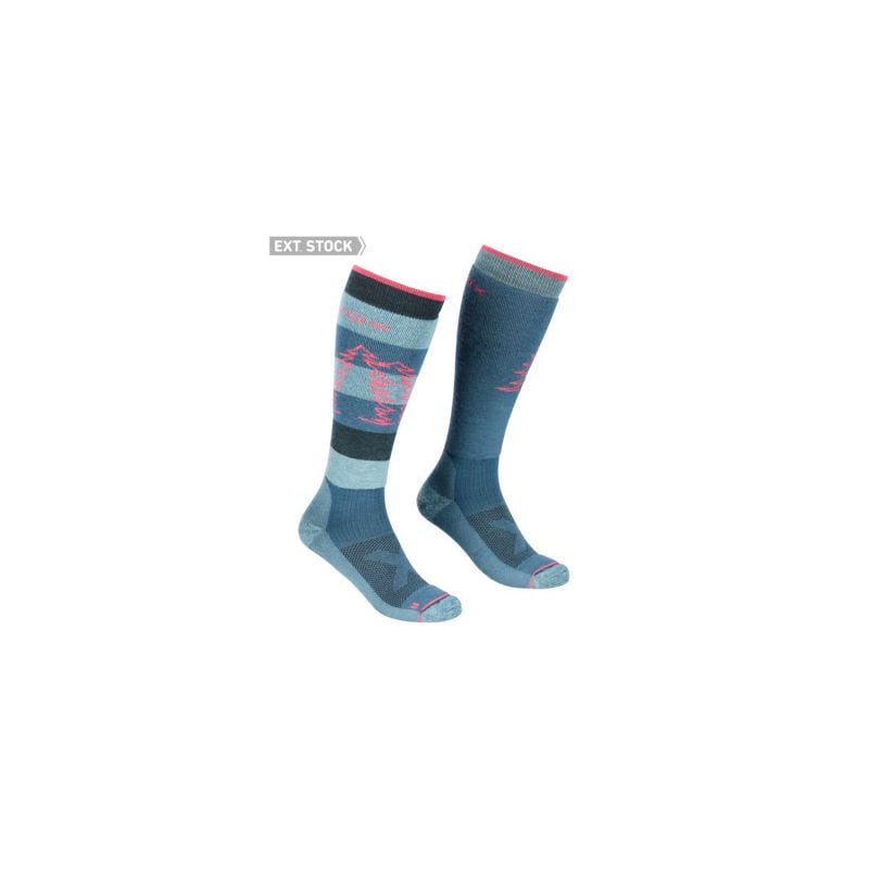 Socken Ortovox Free Ride Long Socks (Pacific Green) Frau