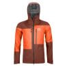 Freeride jas Ortovox 3l Guardian Shell Jacket (Clay Orange) man