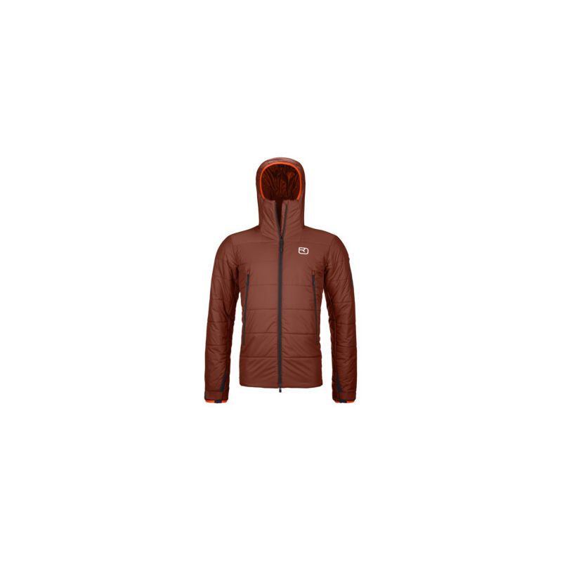 Freeride Jacke Ortovox Swisswool Zinal Jacket (Clay Orange) Mann