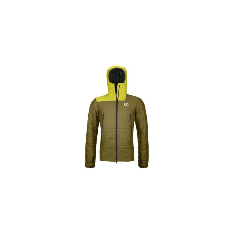 Freeride jakke Ortovox Swisswool Zinal Jacket (Green Moss) mand