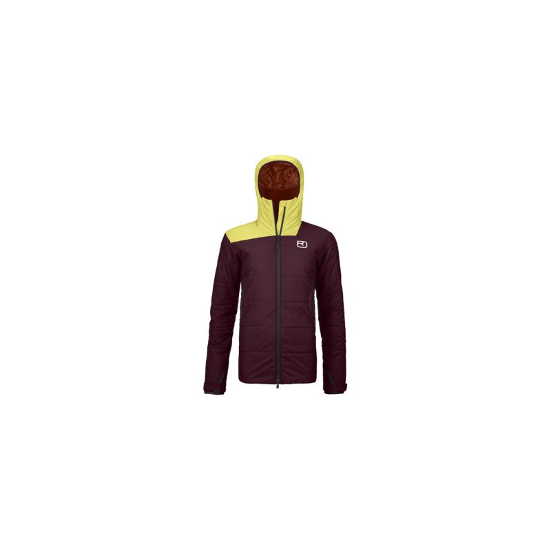 Veste de ski ORTOVOX Swisswool Zinal Jacket (Dark Wine) femme