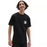 Mn Off The Wall Slanted Checker Ss Black Vans