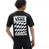 Mn Off The Wall Slanted Checker Ss Black Vans