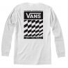 Mn Off The Wall Classic Slanted Check Ls White Vans