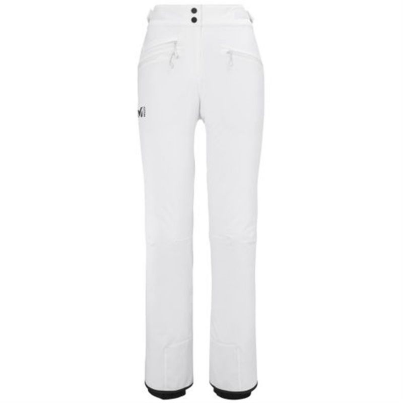 Pantalón impermeable para mujer Millet Snowbasin (Blanco)