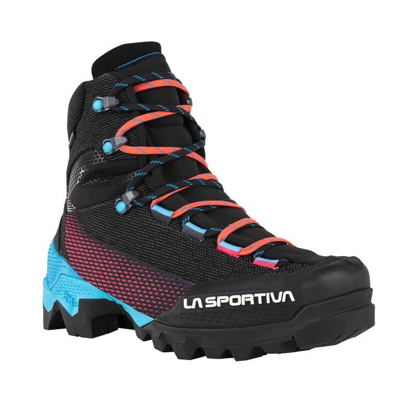 Bergsteigerschuhe La Sportiva Aequilibrium ST Gore-Tex (Black/Hibiscus) Women
