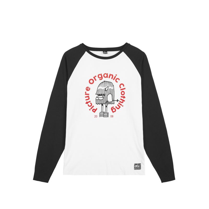 T-shirt PICTURE Rando Raglan Tee (White) homme
