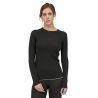 Sweat femme Capilene Air Crew Patagonia (sulkaharmaa koivunvalkoinen)