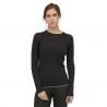 Sweat femme Capilene Air Crew Patagonia (Fjærgrå bjørkhvit)