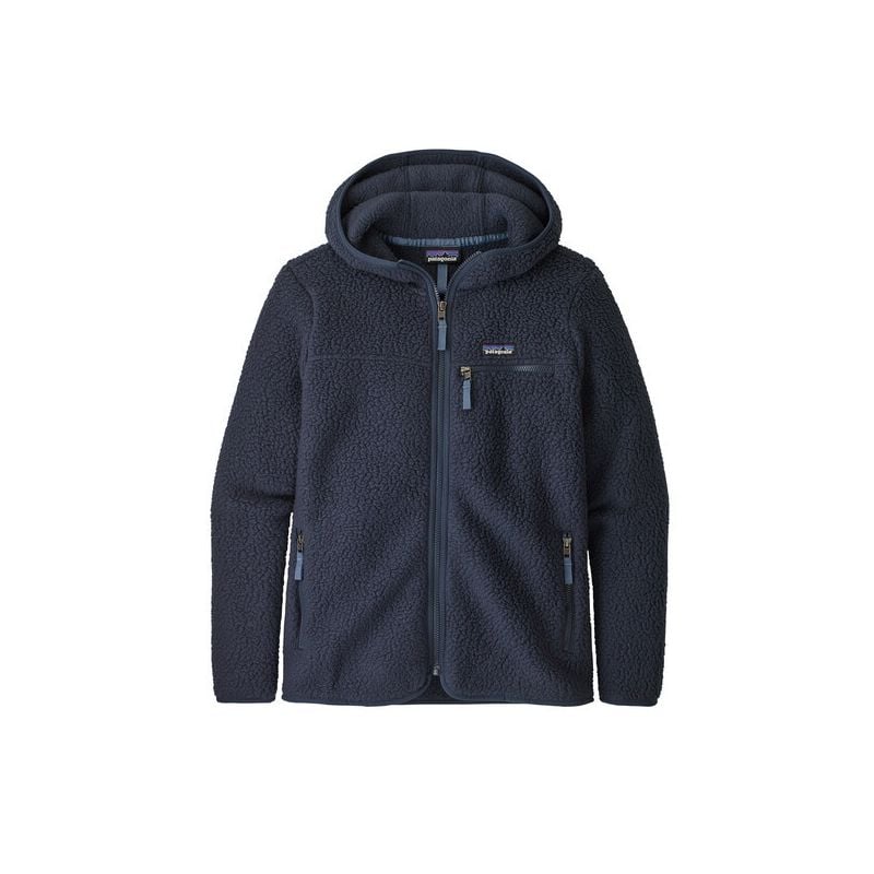 Patagonia Retro Pile (New Navy) damesfleece met capuchon