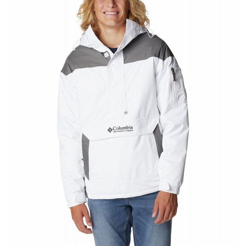 Takki Columbia Challenger Pullover (Valkoinen/ City Grey) Miehet