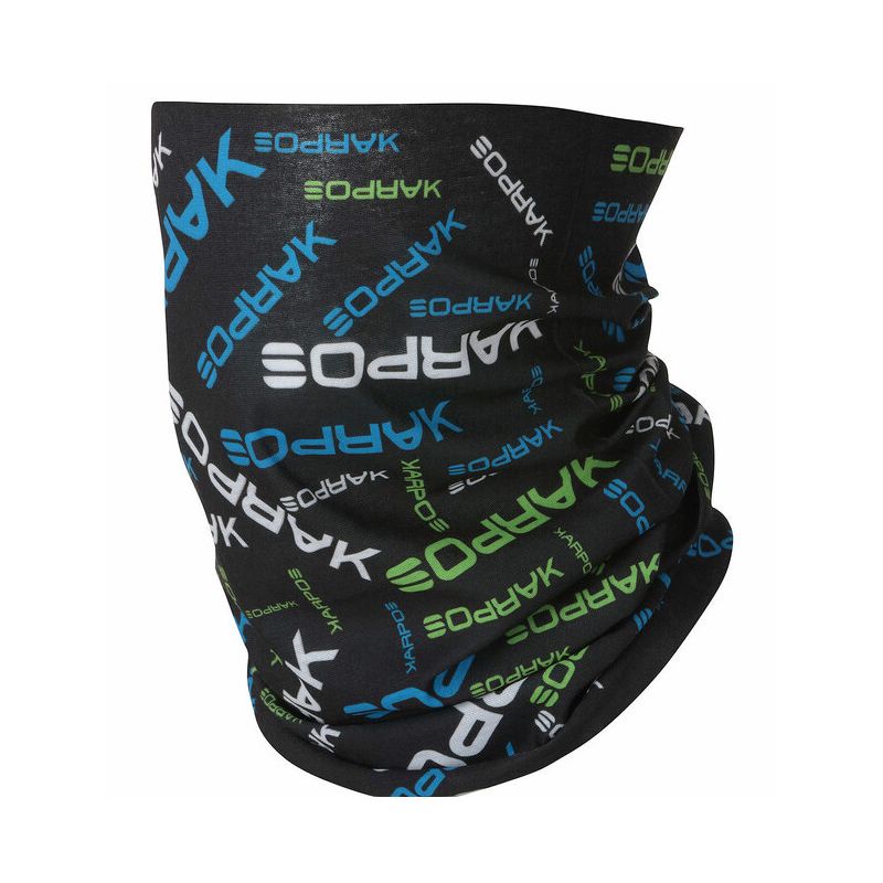 Nekwarmer Light Karpos (Zwart/Indigo/Groen fluo)