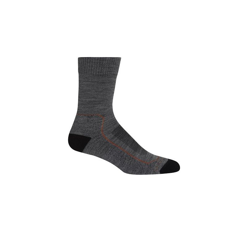 Maglietta Icebreaker Hike+ Light da donna (Gritstone Hthr/nero/argilla)