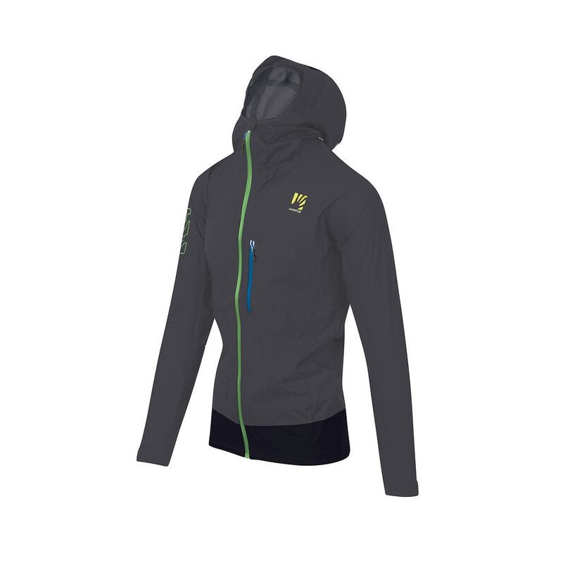 Chaqueta impermeable para hombre Karpos Lot Rain (gris oscuro/negro)