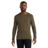 ICEBREAKER Merino 200 Oasis Ls Crewe Undertøj (sort) Mænd