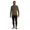 Sous vêtement Icebreaker Merino 200 Oasis Ls Crewe (Noir) Homme