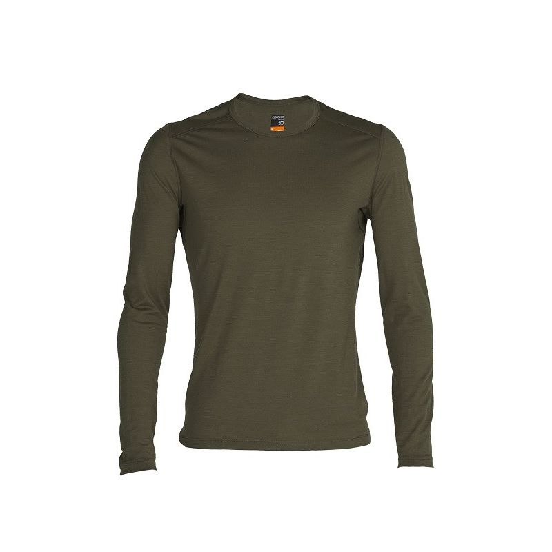 Miesten alusvaatteet Icebreaker Merino 200 Oasis LS Crewe (Loden)
