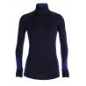 Haut technique Icebreaker BodyfitZONE 260 Zone manches longues (Jet Heather/ Black) femme