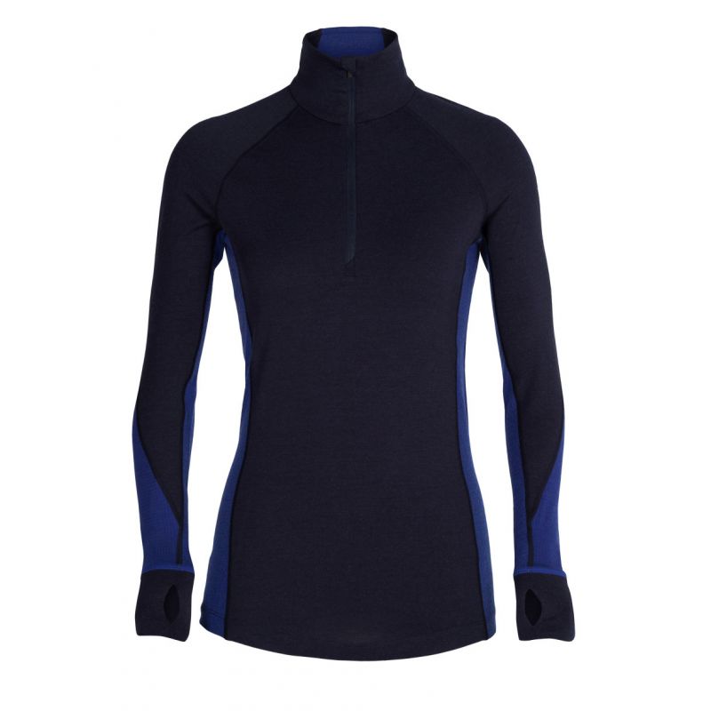 Icebreaker BodyfitZONE 260 Zone technische top met lange mouwen (Midnight Navy / Royal Navy) dames