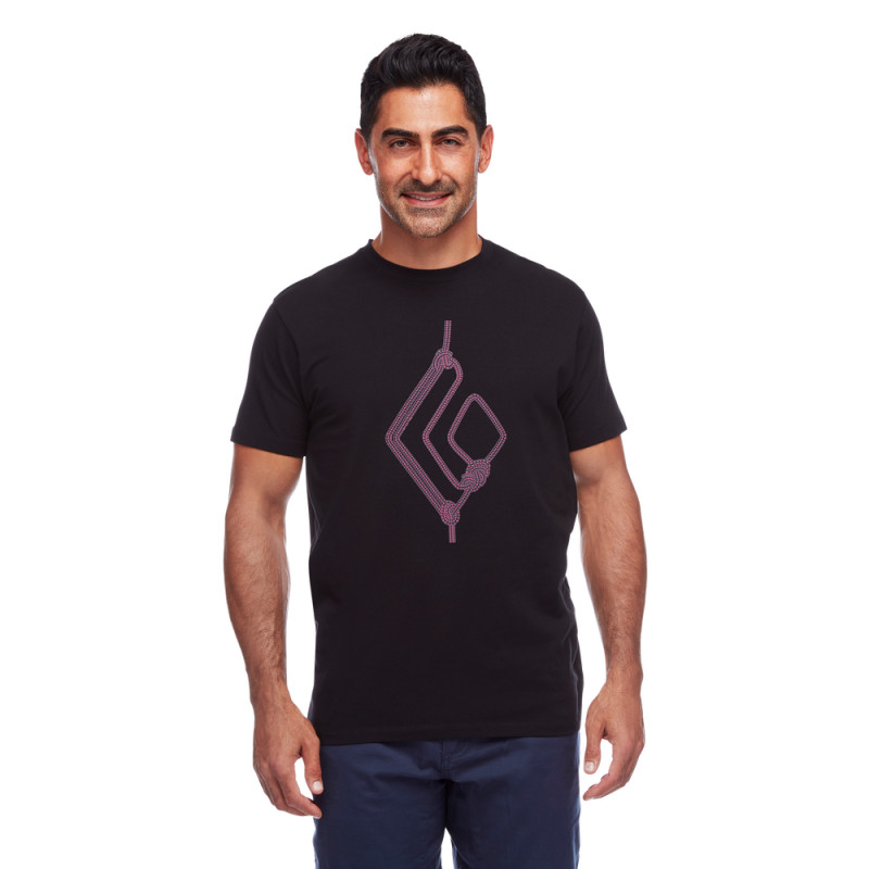 BLACK DIAMOND Rope Diamond Tee (svart) Herr-T-shirt