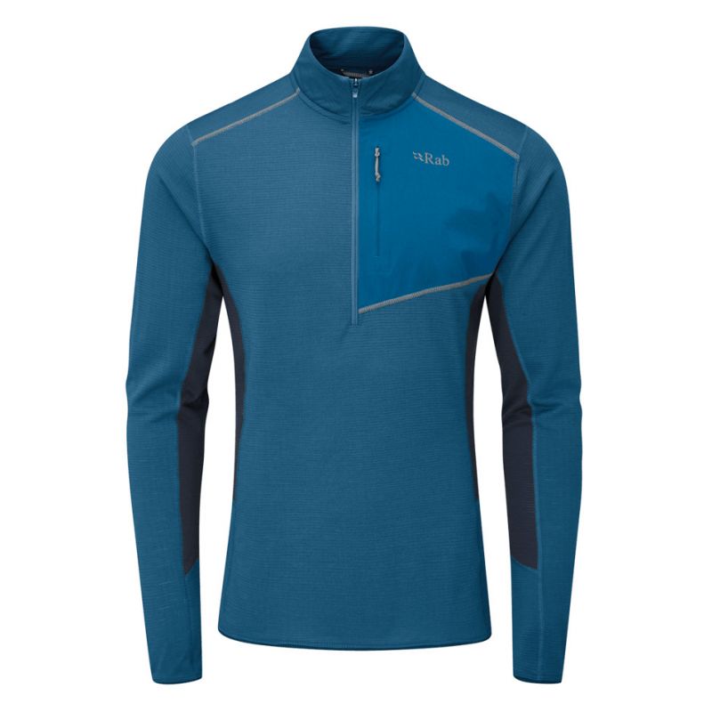 Rab Syncrino Light Pull-on (Denim) fleecetopp for menn