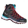 Alpine Salewa MTN TRAINER LITE MID GTX hiking shoes (Feld Green / fluo Coral) Women