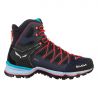 Alpine Salewa MTN TRAINER LITE MID GTX hiking shoes (Feld Green / fluo Coral) Women