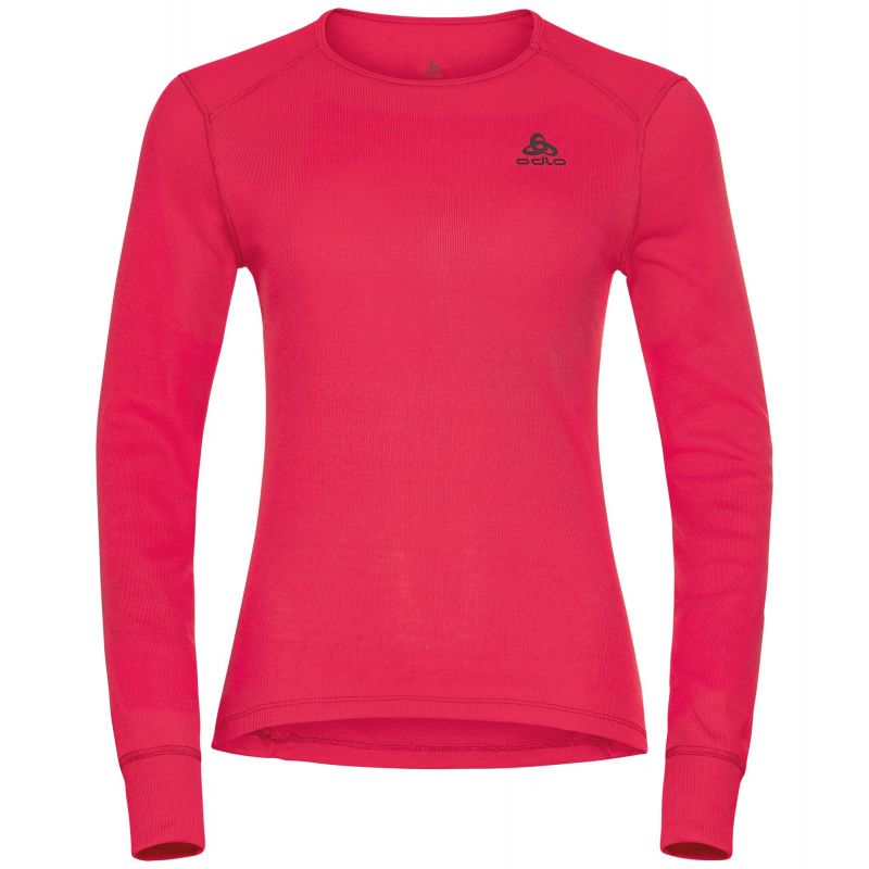 Langærmet T-shirt Odlo Active Warm Eco (deep claret) Kvinder