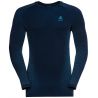 T-shirt à manches longues ODLO PERFORMANCE WARM ECO (dark sapphire - stunning blue) Homme