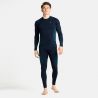 ODLO PERFORMANCE WARM ECO langermet teknisk t-skjorte (svart - Ny Odlo Graphite Grey) Herrer