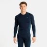 ODLO PERFORMANCE WARM ECO långärmad teknisk t-shirt (Svart - Ny Odlo Graphite Grey) Herrar