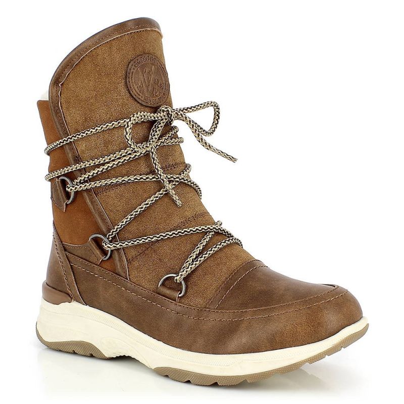 Kimberfelle Kresty (Caffè) scarpe invernali da donna