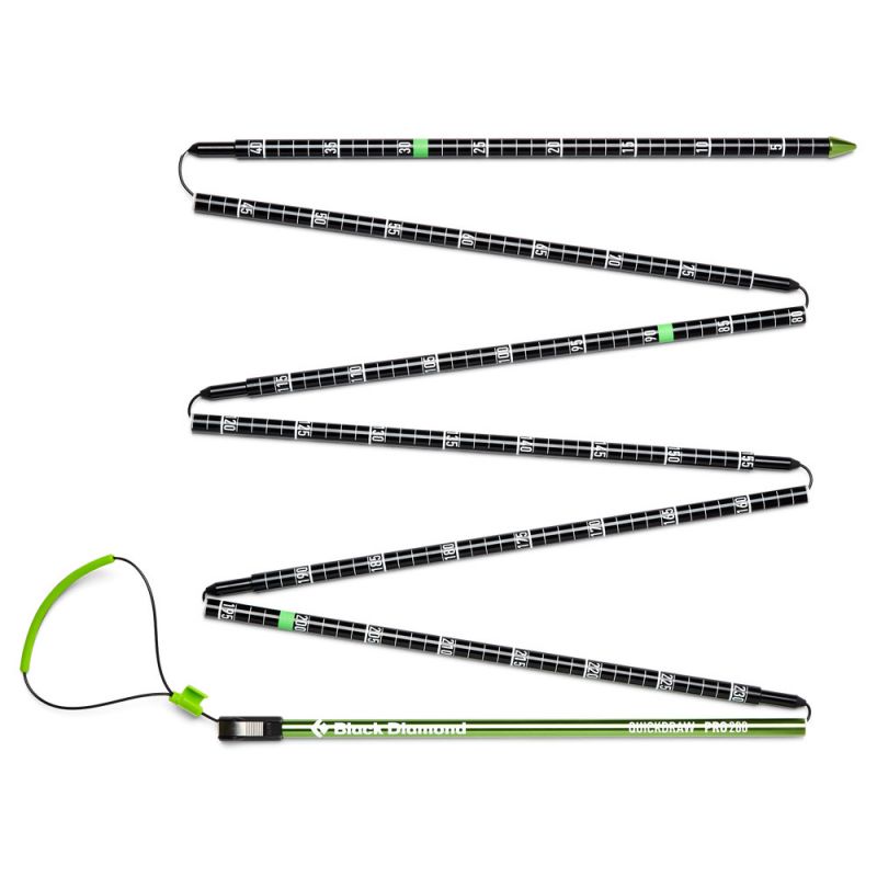 Sonda Black Diamond Sonda a estrazione rapida 280 (nero/verde)