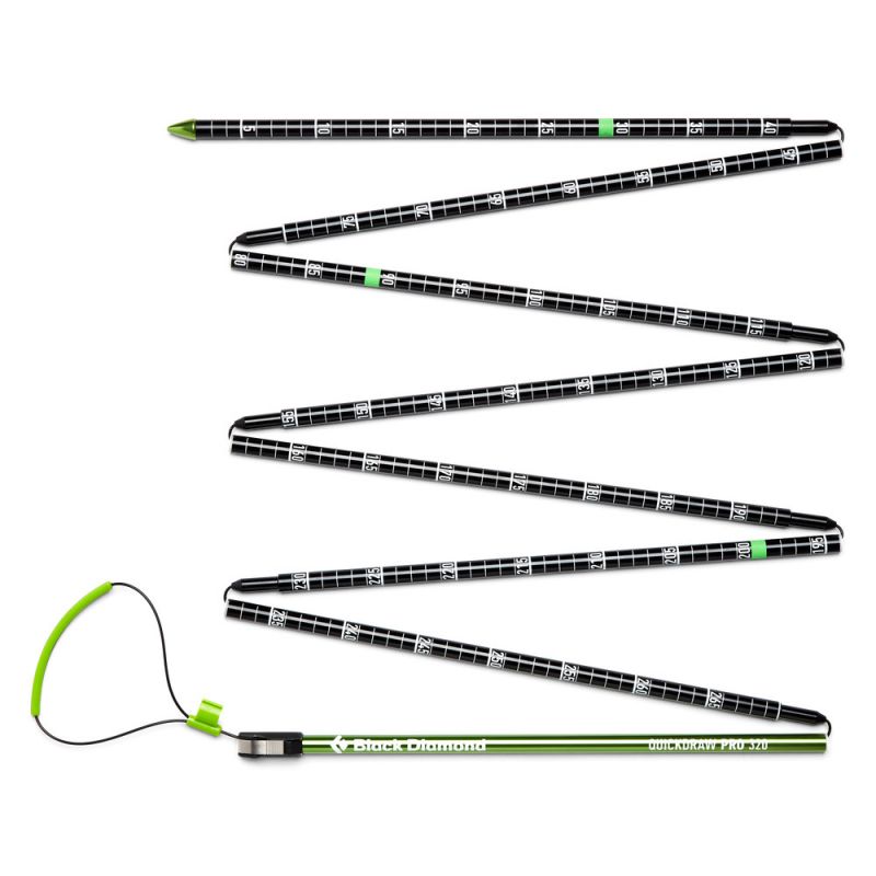 Sonda Black Diamond Sonda 320 a estrazione rapida (nero/verde)
