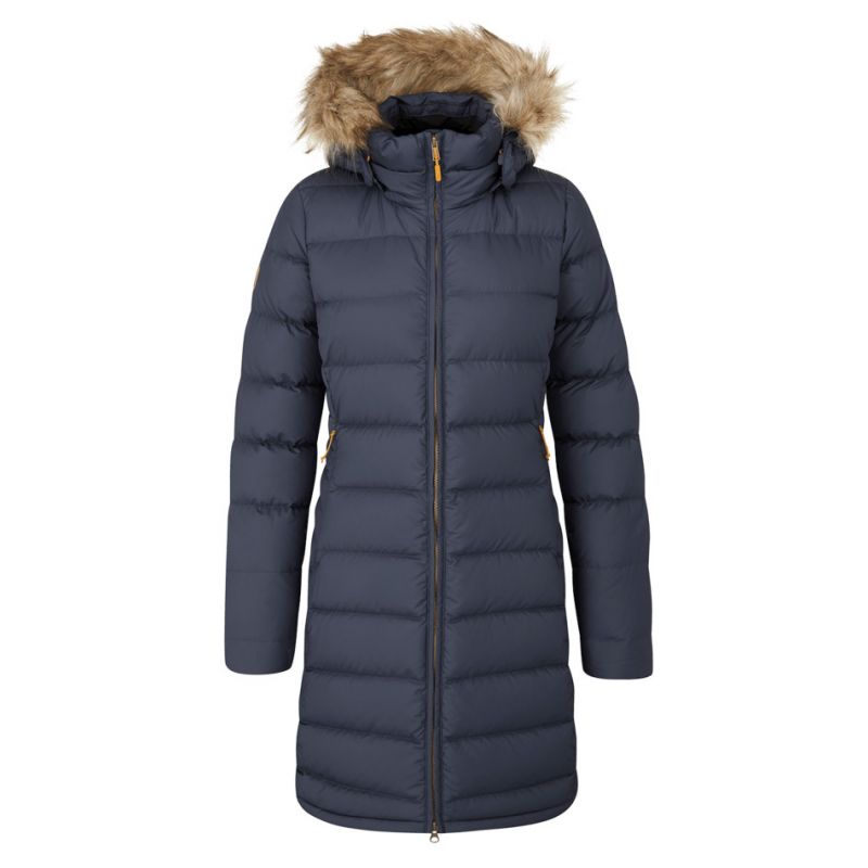 Women's down parka Rab Deep Cover (Deep Denim)