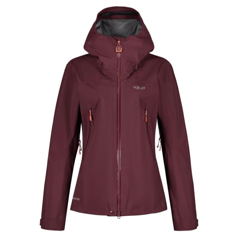 Womens Rab Kangri Gtx Waterproof Jacket (Deep Heather)