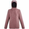 Waterproof jacket Millet Pobeda 3 in 1 (Pink brown) woman