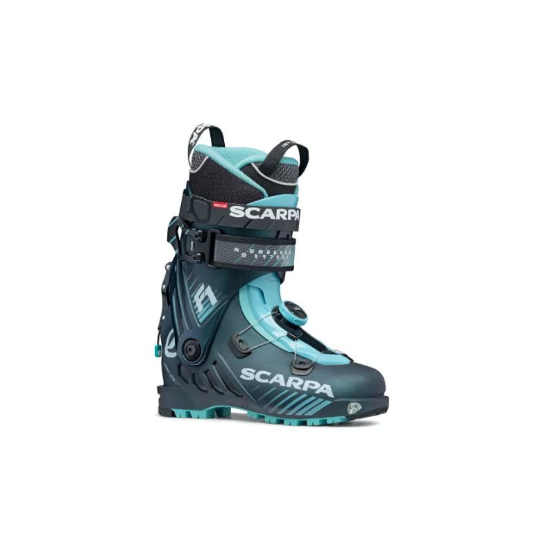 Naisten hiihtourheilukenkä Scarpa F1 (Anthracite Aqua)