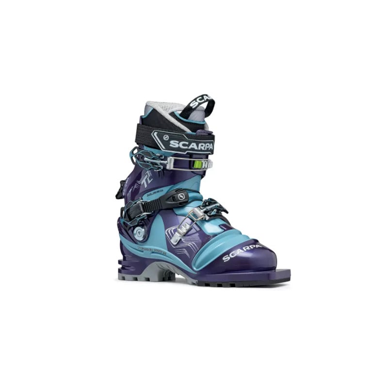 Telemark shoe Scarpa T2 Eco Wmn (Burgundy Polar Blue) Women