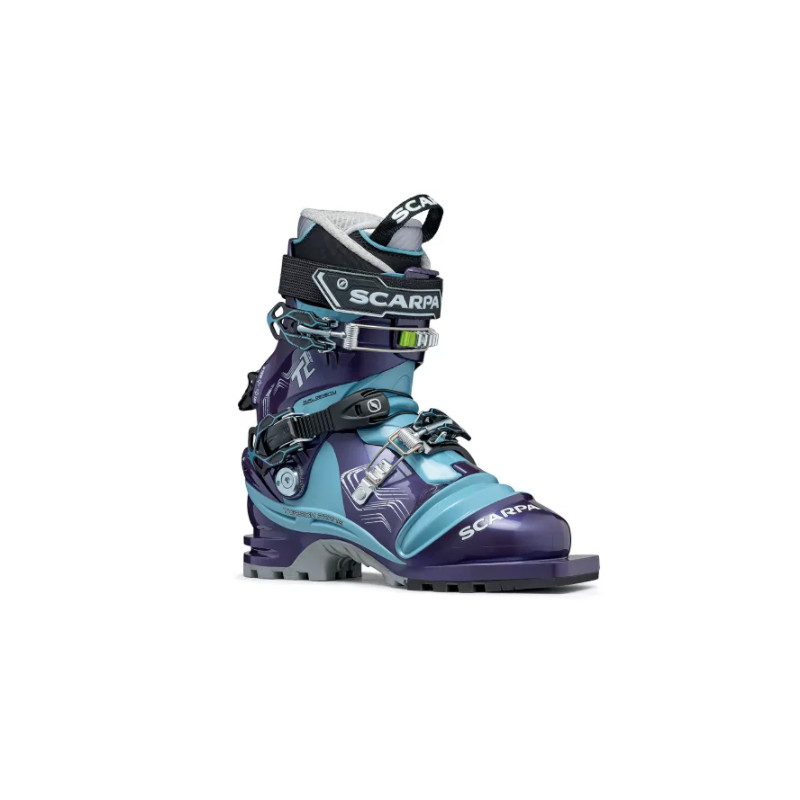 Telemark sko Scarpa T2 Eco Wmn (Burgundy Polar Blue) Dame's