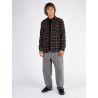 Caden Plaid Ls Volcom BLACK