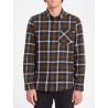 Caden Plaid Ls Volcom BLACK