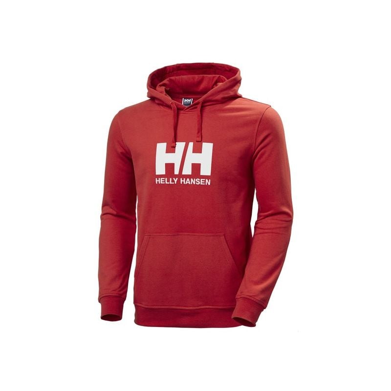 Sudadera Helly Hansen HH Logo Hoodie (Rojo) Hombre