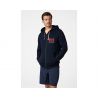Hh Logo Full Zip Hoodie Helly Hansen (navy)