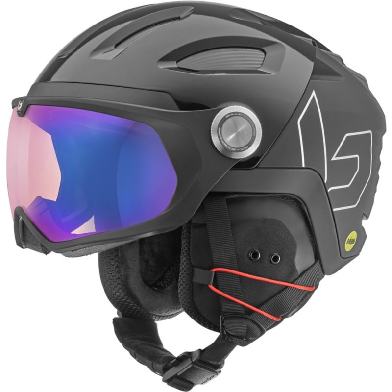 Visirhjelm Bollé V-Ryft MIPS (Black Shiny - kat 1 til 3)