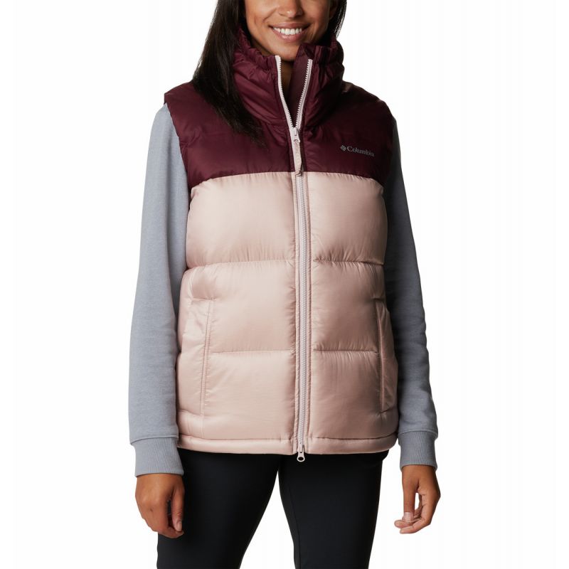Chaqueta de plumón sin mangas para mujer Columbia Bulo Point Down (Mineral Pink)