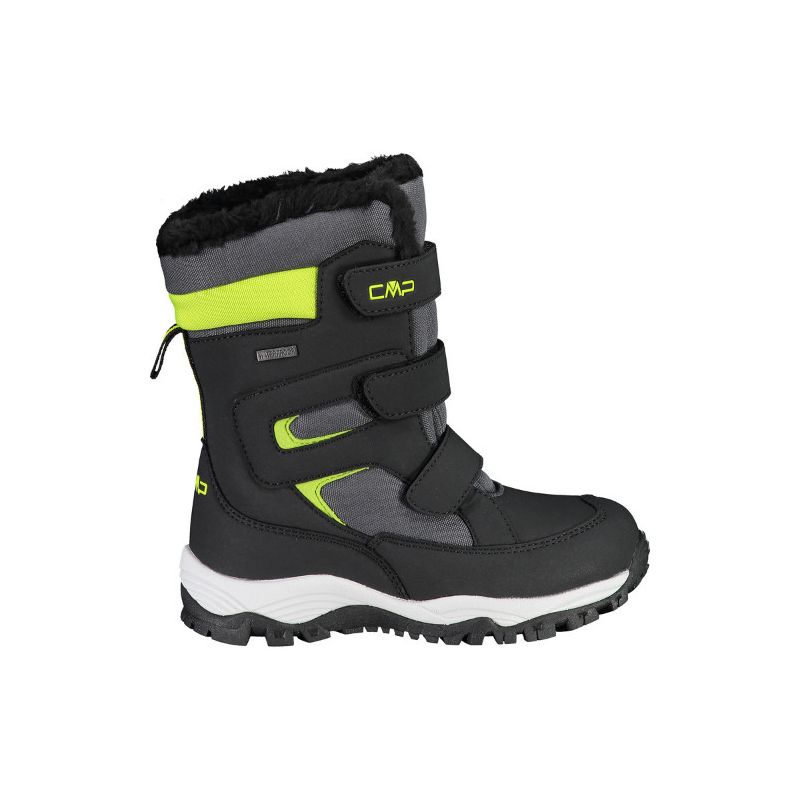 Stivali da neve CMP Kids Hexis Snow Boot Wp (Nero Verde) bambini