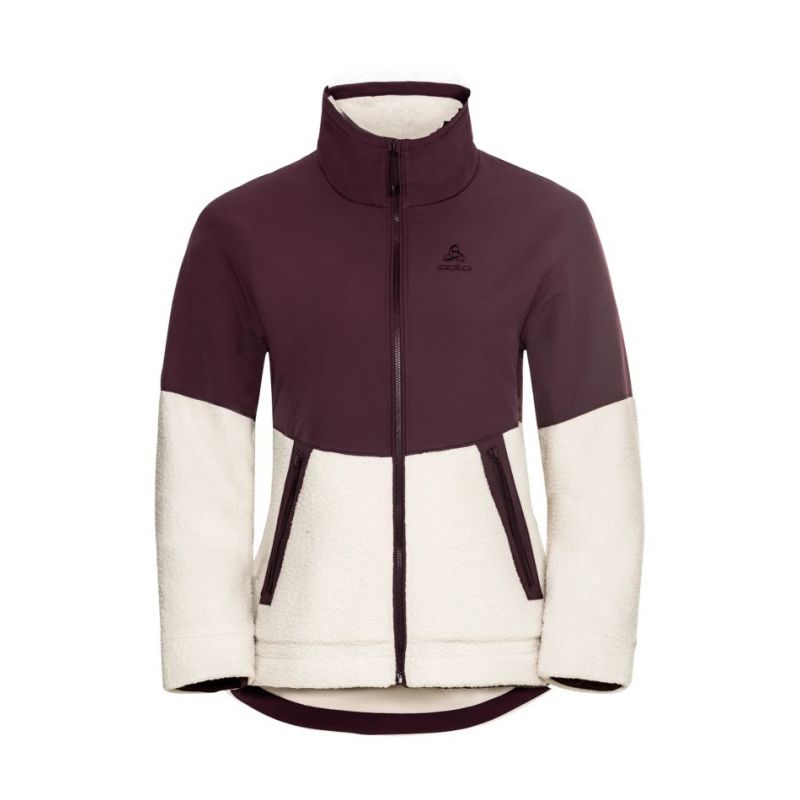 Fleece vest Odlo Halden Cosy (winetasting - almond milk) woman